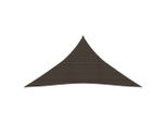 The Living Store Tenda Da Sole 160 G/M² Marrone 3X4X4 M Hdpe