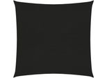 The Living Store Tenda Da Sole 160 G/M² Nero 4,5X4,5 M Hdpe