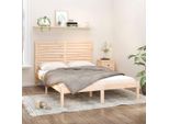 The Living Store Letto In Legno Massiccio 120X200 Cm