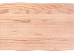 The Living Store Piano Del Tavolo 60X40X2 Cm In Legno Massiccio Di Rovere Trattato Bordo Albero
