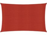 The Living Store Tenda Da Sole 160 G/M² Rosso 2X4 M Hdpe
