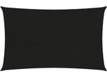 The Living Store Tenda Da Sole 160 G/M² Nero 2X4,5 M Hdpe