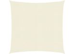The Living Store Tenda Da Sole 160 G/M² Crema 3X3 M Hdpe