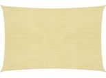 The Living Store Tenda Da Sole 160 G/M² Beige 2X3 M Hdpe