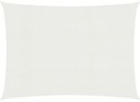 The Living Store Tenda Da Sole 160 G/M² Bianco 3X4 M Hdpe