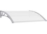 The Living Store Baldacchino Per Porte Grigio 120X100 Cm Pc