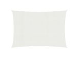 The Living Store Tenda Da Sole 160 G/M² Bianco 2,5X3 M Hdpe