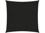 The Living Store Tenda Da Sole 160 G/M² Nero 5X5 M Hdpe