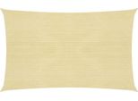 The Living Store Tenda Da Sole 160 G/M² Beige 3X5 M Hdpe