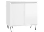 Vidaxl Mobile Da Bagno Bianco Lucido 58X33X60 Cm Materiale A Base Di Legno