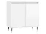 Vidaxl Mobile Da Bagno Bianco Lucido 58X33X60 Cm Materiale A Base Di Legno