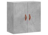 Vidaxl Armadio A Muro Grigio Cemento 60X31X60 Cm Materiale A Base Di Legno