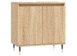 Vidaxl Mobile Da Bagno Rovere Sonoma 58X33X60 Cm Materiale A Base Di Legno