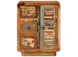 Vidaxl Credenza Con 3 Cassetti 55X30X70 Cm In Legno Massiccio Antico