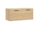 Vidaxl Armadio A Muro Rovere Sonoma 80X36,5X35 Cm Materiale Legno