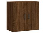 Vidaxl Armadio A Muro Marrone Effetto Rovere 60X31X60 Cm Materiale A Base Di Legno