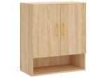 Vidaxl Armadio A Muro Rovere Sonoma 60X31X70 Cm Materiale Legno