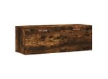 Vidaxl Armadio A Muro In Rovere Fumé 100X36,5X35 Cm Materiale A Base Di Legno