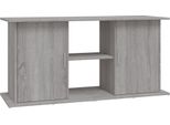 Vidaxl Supporto Per Acquario Grigio Sonoma 121X41X58 Cm Materiale A Base Di Legno