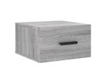 Vidaxl Comodino A Parete Grigio Sonoma 35X35X20 Cm