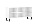 Mobile Tv Bianco Lucido 103,5X30X50 Cm Materiale A Base Di Legno