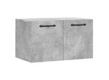 Vidaxl Armadio A Muro Grigio Cemento 60X36,5X35 Cm Materiale A Base Di Legno