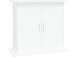 Vidaxl Supporto Per Acquario Bianco 81X36X73 Cm Materiale A Base Di Legno