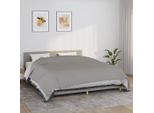 The Living Store Coperta Pesata Grigia 220X260 Cm 11 Kg Tessuto