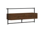 Parete Tv In Rovere Marrone 100,5X30X51 Cm Materiale In Legno