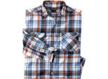 Atlas For Men - Camicia Da Uomo AF1401 (Xl) (Ecru/Blu/Arancio)