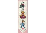 Segnalibro Le Bonheur Des Dames Kit Punto Croce Contato "Funny Dogs"", 5X20Cm"