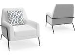 Poltrona Grigio Mobili Soggiorno Design Moderno Lusso Poltrona Tv Monoposto