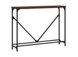 Tavolo Consolle Look Rovere Marrone 102X22,5X75 Cm Materiale A Base Di Legno
