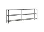 Vidaxl Tavolo Consolle Grigio Sonoma 200X29X75 Cm Materiale A Base Di Legno