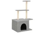 Vidaxl Graffiatoio In Sisal Grigio Chiaro 110 Cm