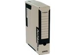 Scatola D'archivio Emba A Colori 330 X 260 X 75 Mm Nero