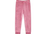 Vidaxl Pantaloni Della Tuta Da Ginnastica Per Bambini Rosa Lampone 92