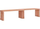 Panchina Da Giardino Allungabile 212,5X40,5X45 Cm In Legno Massiccio Di Abete Douglas