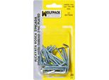 Wolfpack Linea Profesional - Pinze Zincate Filo 2,7 / 17X40 Mm (Blister 40 Pezzi)