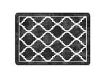 Vidaxl Tappeto Lavabile Bianco E Nero 160X230 Cm Antiscivolo
