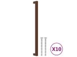 Maniglie Per Mobili 10 Pz. Bronzo 320 Mm Acciaio Inox