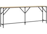 Tavolo Consolle Rovere Sonoma 200X29X75 Cm Materiale A Base Di Legno
