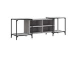 Mobile Tv Grigio Sonoma 153X37X50 Cm Materiale A Base Di Legno