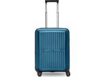 Pactastic Carrello Collection 01 Cabin Trolley Turquoise - Metallic Petrolio