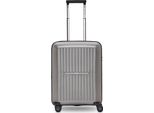 Pactastic Carrello Collection 01 Cabin Trolley Grey - Coffee Metallic Grigio Talpa