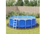 The Living Store Telo Per Piscine Grigio Chiaro Ø500 Cm Geotessile In Poliestere