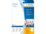 Herma Herma Etichette Rimovibili A4 88,9X33,8 Mm Bianco Carta Mobile/Rimovibile Opaca 400 Pz.