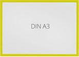 Finestra Magnetica Magnetoplan Magnetofix, A3, Giallo