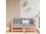 The Living Store Divani Ad Angolo Con Cuscini 2 Pz. Legno Massiccio Di Abete Douglas