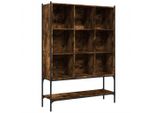 Libreria In Rovere Fumé 102X30X141,5 Cm Materiale A Base Di Legno
